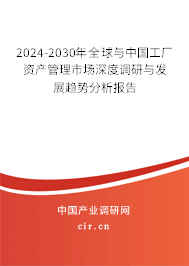 2024-2030年全球與工廠資產(chǎn)管理市場深度調(diào)研與發(fā)展趨勢分析報(bào)告